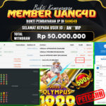 JACKPOT SLOT GATES OLYMPUS 1000 09 APRIL 2025